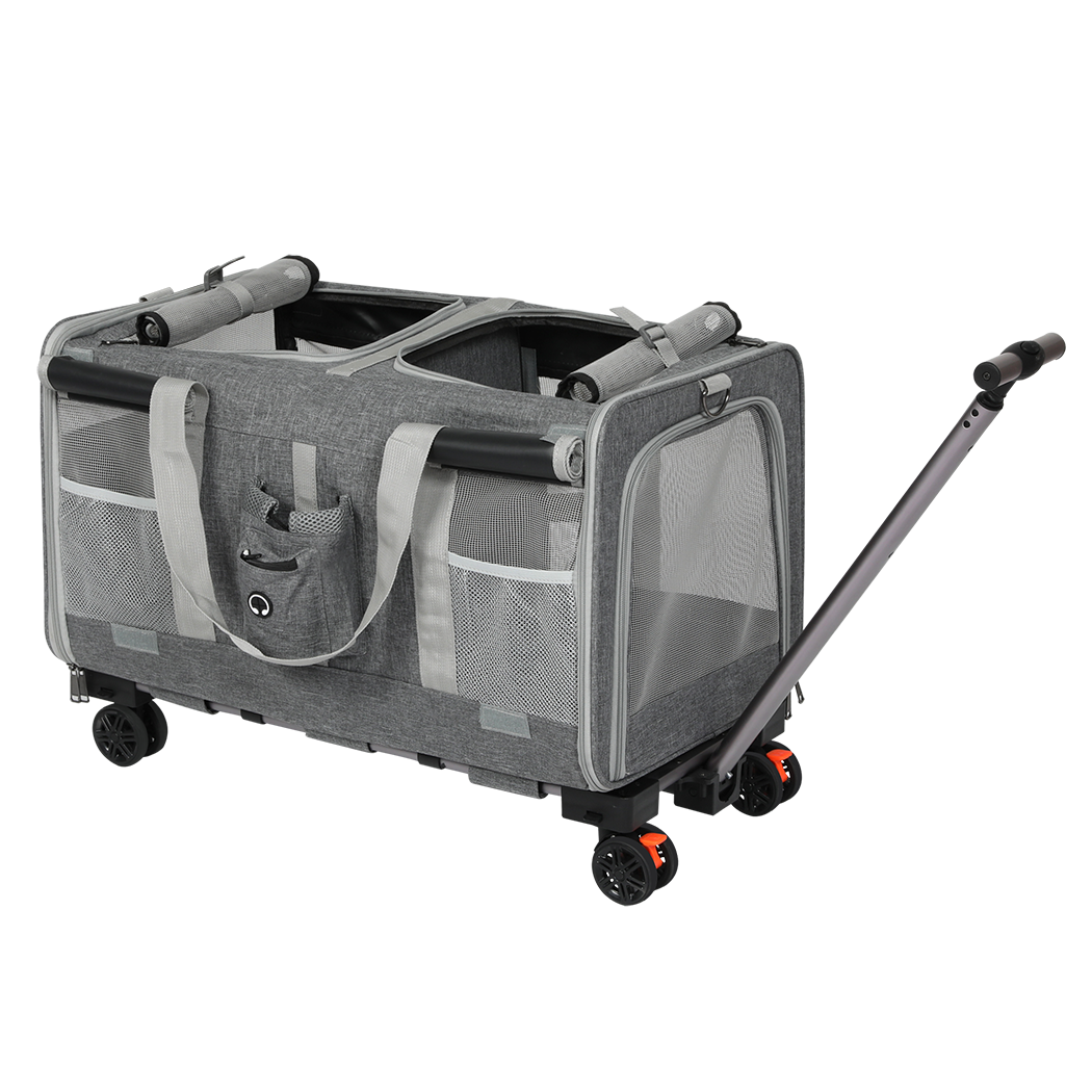 Pawz Pet Carrier 4 Wheel Portable Rolling Foldable-1894516808162086920