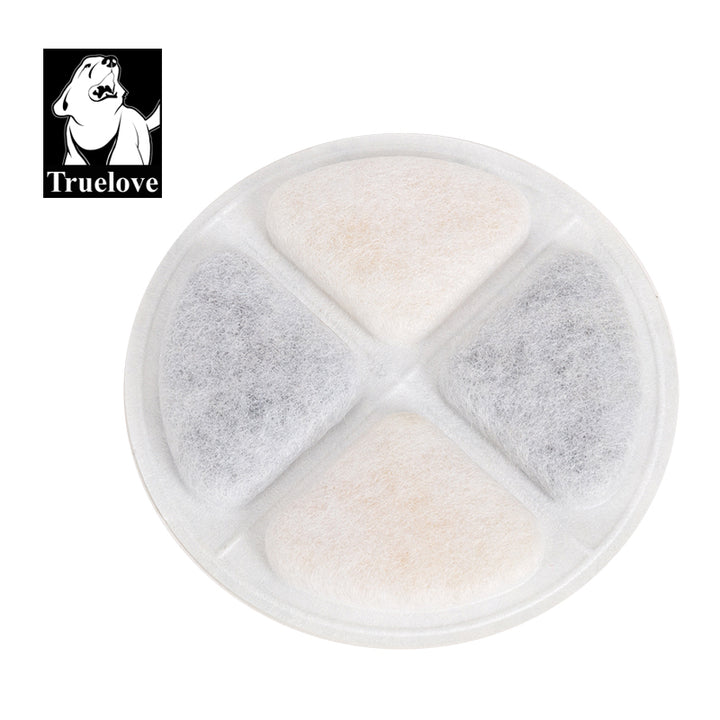 Round activated carbon filter for TrueLove WaterFlow pet water dispenser