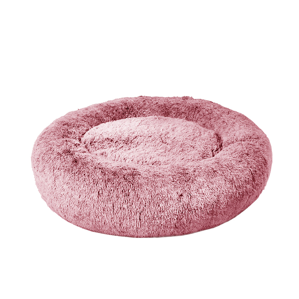 PaWz Pet Bed Memory Foam Dog Donut Pink Large-1864184559332102144