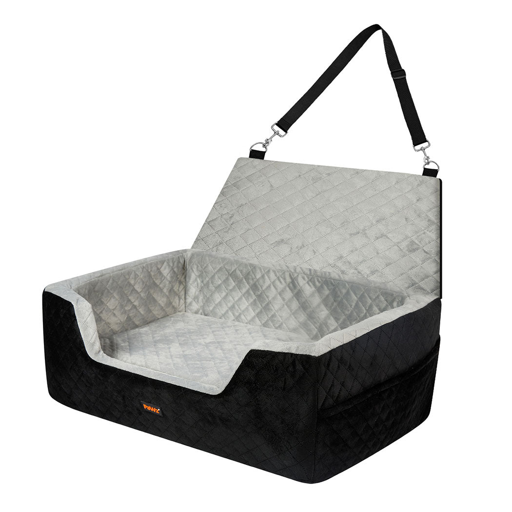 Pawz Dog Car Booster Seat Belt Pet Safe Protector Travel Bed-1894516806413062144