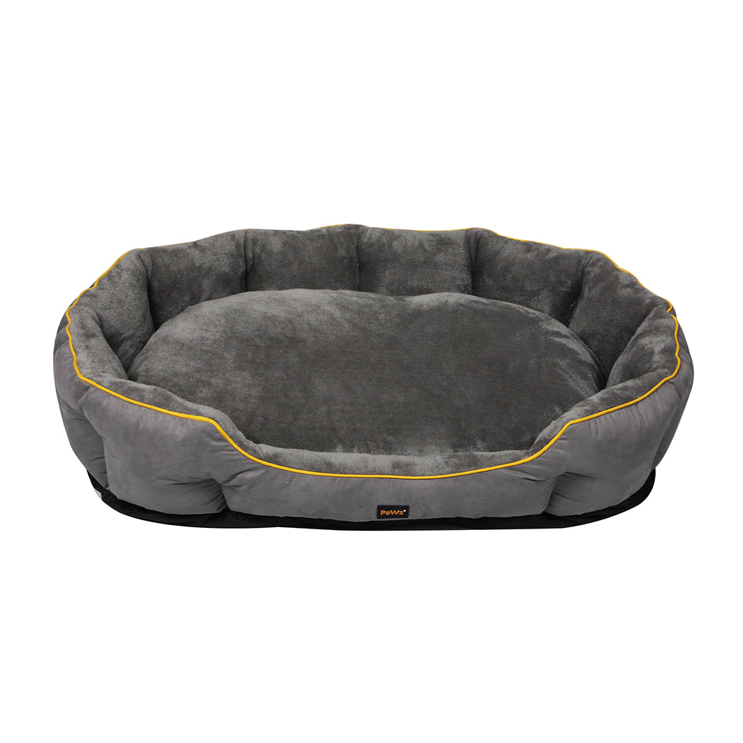 PaWz Electric Pet Heater Bed Heated L Grey Large-1864184526633308161