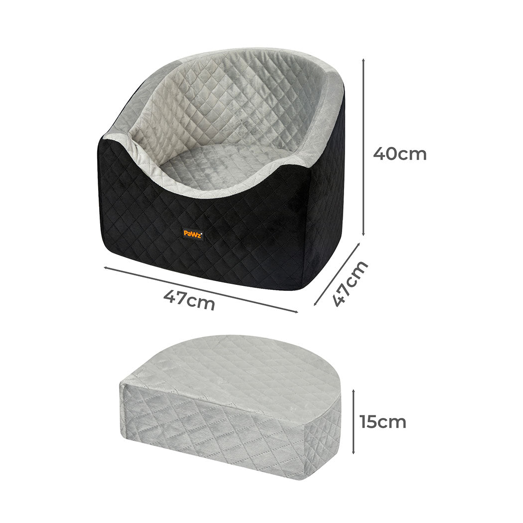 Pawz Dog Car Booster Seat Belt Pet Safe Protector Travel Bed-1894516806647943170