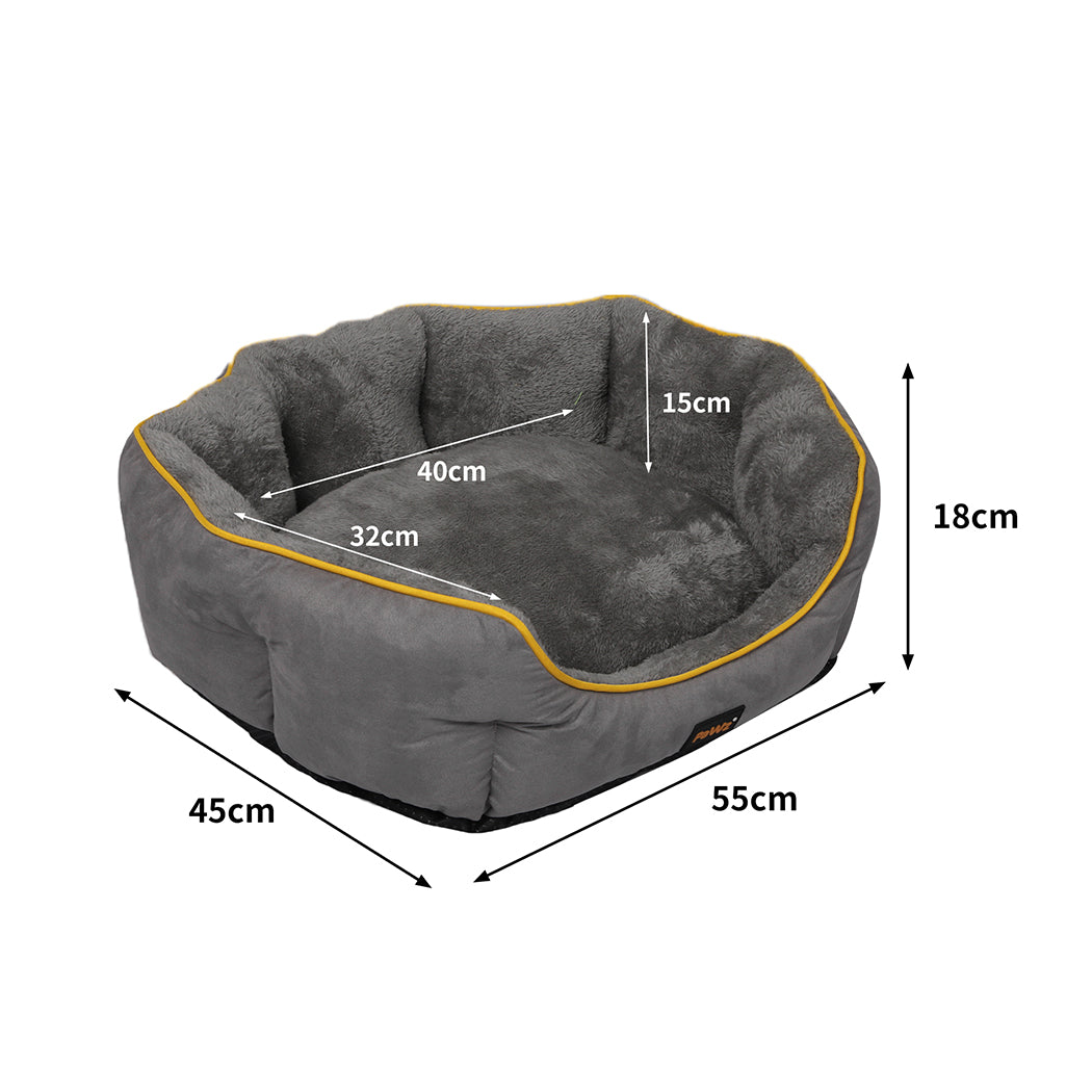 PaWz Electric Pet Heater Bed Heated S Grey Small-1864184527241482242