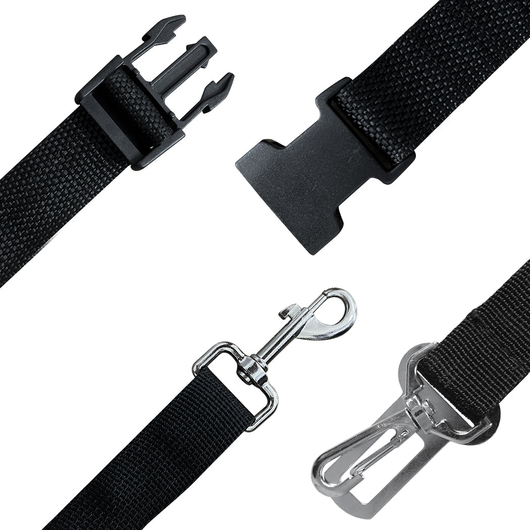 PaWz Dog Car Booster Seat Belt Pet Backrest Grey-1886651029483819013