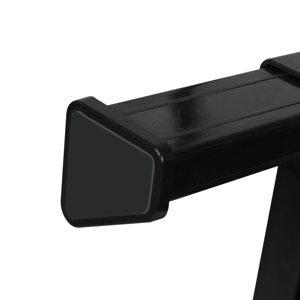 Close-up of PaWz FlexiFeast Duo leg showing reinforced plastic build and anti-slip foot base