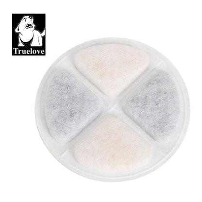 Round activated carbon filter for TrueLove WaterFlow pet water dispenser