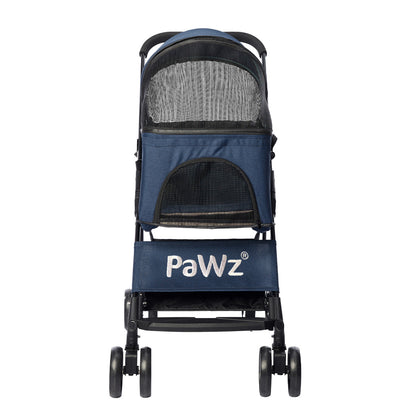 PaWz Large Pet Stroller Dog Cat Carrier Blue-1910112544928960513