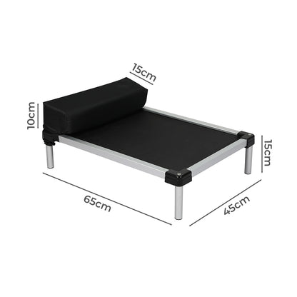 PaWz Pet Trampoline Aluminium Frame M Black Medium-1864184558489047042