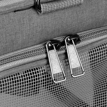 Pawz 3 in 1 Pet Soft Crate Dog Cat Carrier L Size Grey-1894516807151259653